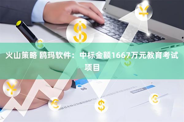 火山策略 鸥玛软件：中标金额1667万元教育考试项目