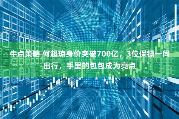 牛点策略 何超琼身价突破700亿,3位保镖一同出行,手里的包包成为亮点
